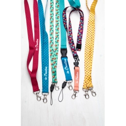 Custom sublimation lanyard