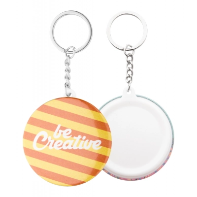 
                                                pin button keyring
                                                