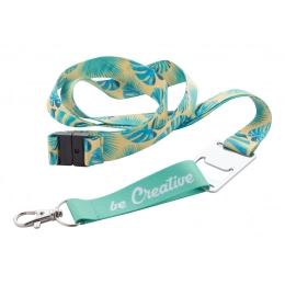 Custom sublimation lanyard