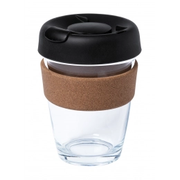 Glass travel mug