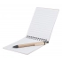 notebook with pen