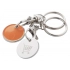 trolley coin keyring