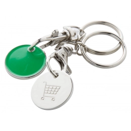 Trolley coin keyring