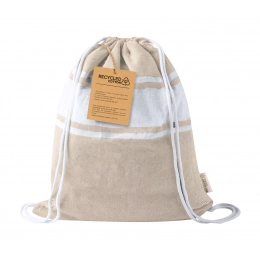 Beach towel and drawstring bag