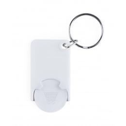 Trolley coin keyring