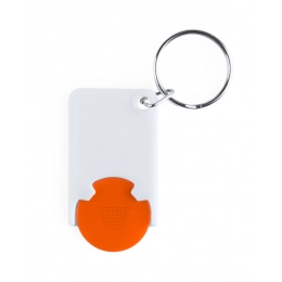 Trolley coin keyring