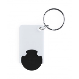 Trolley coin keyring