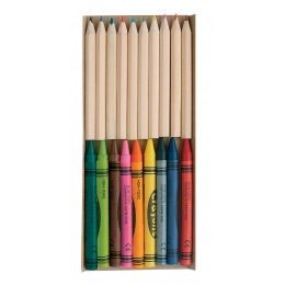 Pencil and crayon set