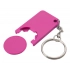 Пластиковый брелок с держателем для монеты Пластиковый брелок с держателем для монеты