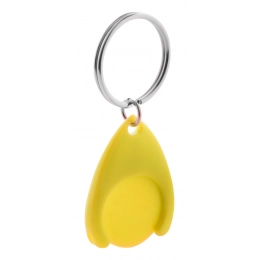 Trolley coin keyring