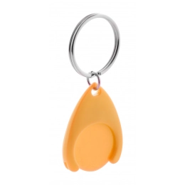 Trolley coin keyring