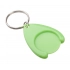 Пластиковый брелок с держателем для монеты Пластиковый брелок с держателем для монеты