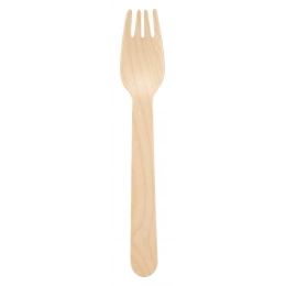 Woolly wooden cutlery, fork