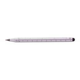 Inkless pen with ruler