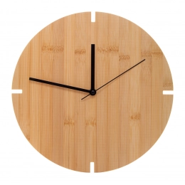 Bamboo wall clock