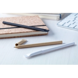 Recycled paper ballpoint pen