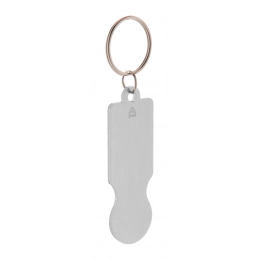 Trolley coin keyring