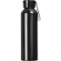 Recycled aluminum bottle with cork