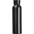 Recycled aluminum bottle with cork