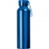 Recycled aluminum bottle with cork
