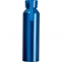 Recycled aluminum bottle with cork