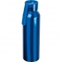 Recycled aluminum bottle with cork