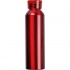 Recycled aluminum bottle with cork