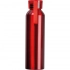 Recycled aluminum bottle with cork