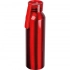 Recycled aluminum bottle with cork