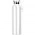 Recycled aluminum bottle with cork