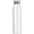 Recycled aluminum bottle with cork