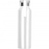 Recycled aluminum bottle with cork