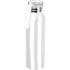 Recycled aluminum bottle with cork
