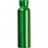 Recycled aluminum bottle with cork