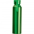 Recycled aluminum bottle with cork