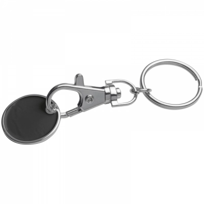 
                                            Metal keychain with a badge 
                                            