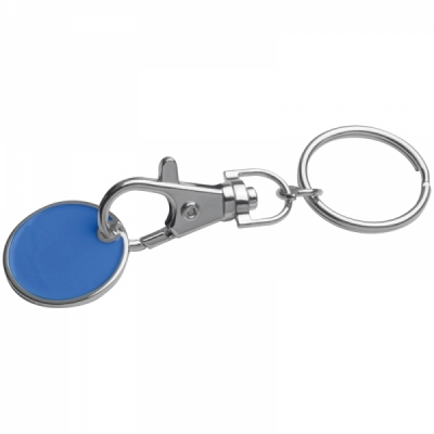 
                                            Metal keychain with a badge 
                                            