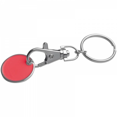
                                            Metal keychain with a badge 
                                            