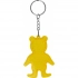 Reflective keychain with a bear 