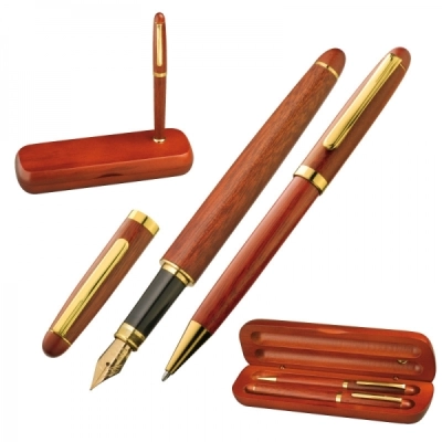 
                                                OXFORD rosewood writing set
                                                