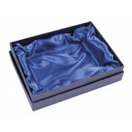 BLUE BOX SATIN BLUE 270X220X45 MM