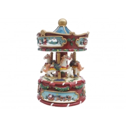 Карусельные лошадки - Рождество - высота 130 мм