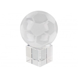 SPHERE FOOTBALL  d=80mm W/ BASE GLASS