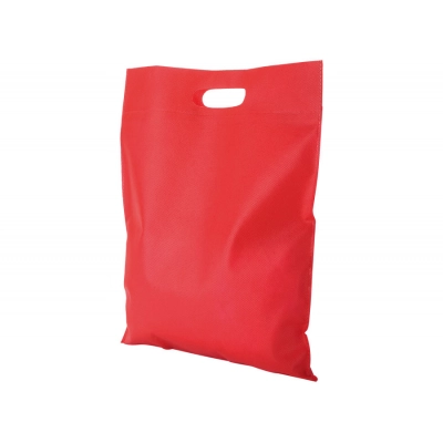 
                                            Сумка из нетканого материала красная 38x35 см
                                            