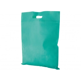 BAG IN TNT GREEN 38X35 cm
