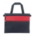 DOCUMENT-BAG BLACK/RED