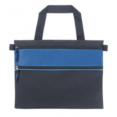 
                                                DOCUMENT-BAG BLACK/BLUE
                                                