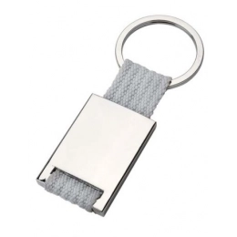 KEYCHAIN SATIN - NYLON GREY