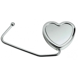PURSE HOOK HEART WITH HOLLOW - 45x40 mm