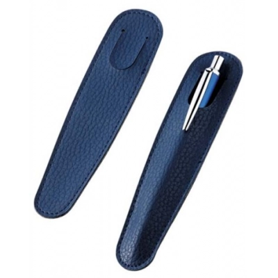 
                                                POUCH BLUE LEATHER
                                                